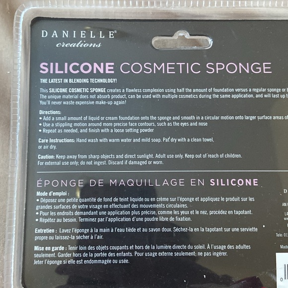 🆕 Silicone cosmetic sponge set of 2 - Picture 2 of 2